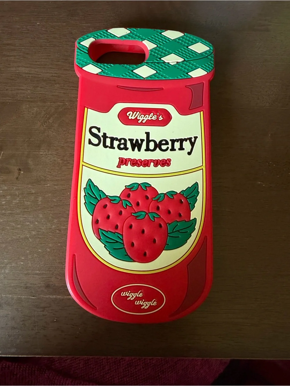 Strawberry Preserves Red Silicone Phone Case